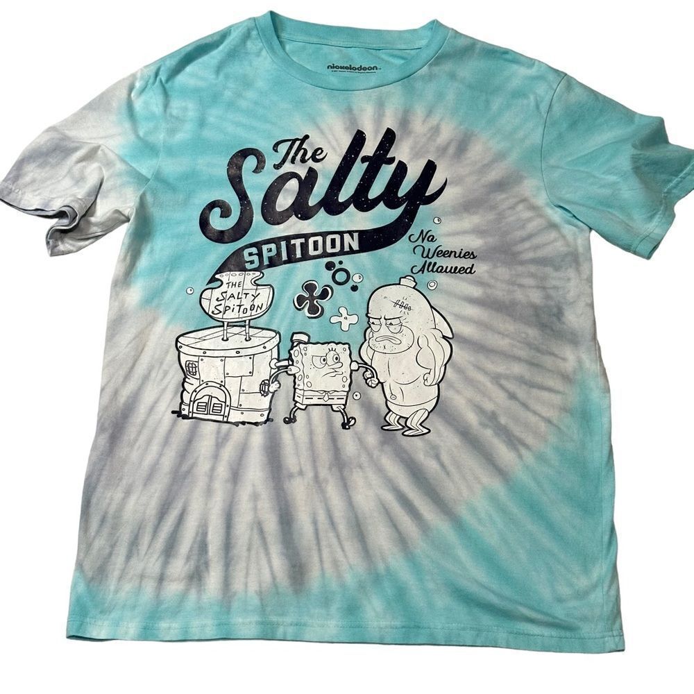 SpongeBob Classic Fit Cotton Short Sleeve Crew Tee Size Small